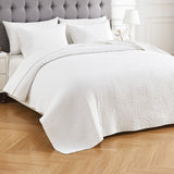 Dancing Triangles Stonewashed Cotton Quilt Set