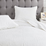 Dancing Triangles Stonewashed Cotton Quilt Set