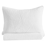 Dancing Triangles Stonewashed Cotton Quilt Set