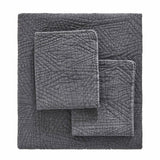 Dancing Triangles Stonewashed Cotton Quilt Set
