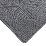 Dancing Triangles Stonewashed Cotton Quilt Set