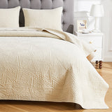Dancing Triangles Stonewashed Cotton Quilt Set