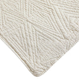 Dancing Triangles Stonewashed Cotton Quilt Set