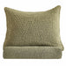 Dancing Triangles Stonewashed Cotton Quilt Set
