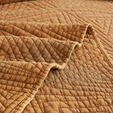Dancing Triangles Stonewashed Cotton Quilt Set