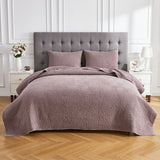 Dancing Triangles Stonewashed Cotton Quilt Set