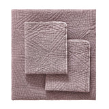 Dancing Triangles Stonewashed Cotton Quilt Set