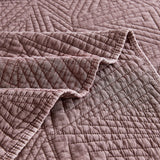Dancing Triangles Stonewashed Cotton Quilt Set