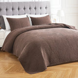Dancing Triangles Stonewashed Cotton Quilt Set