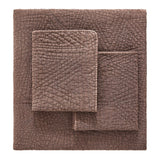 Dancing Triangles Stonewashed Cotton Quilt Set