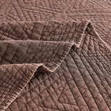 Dancing Triangles Stonewashed Cotton Quilt Set