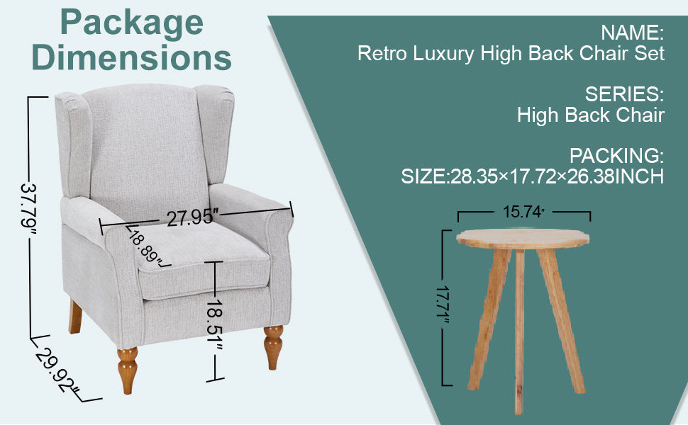 Willow Grove Coffee Table & Armchair Set