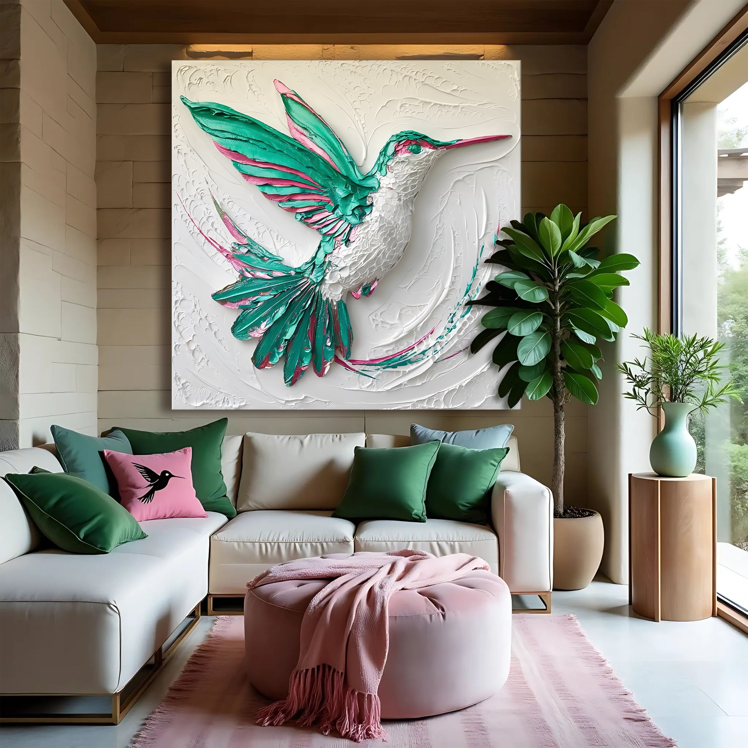 Tailored Canvases Hummingbird Wall Art - Thumbnail 3