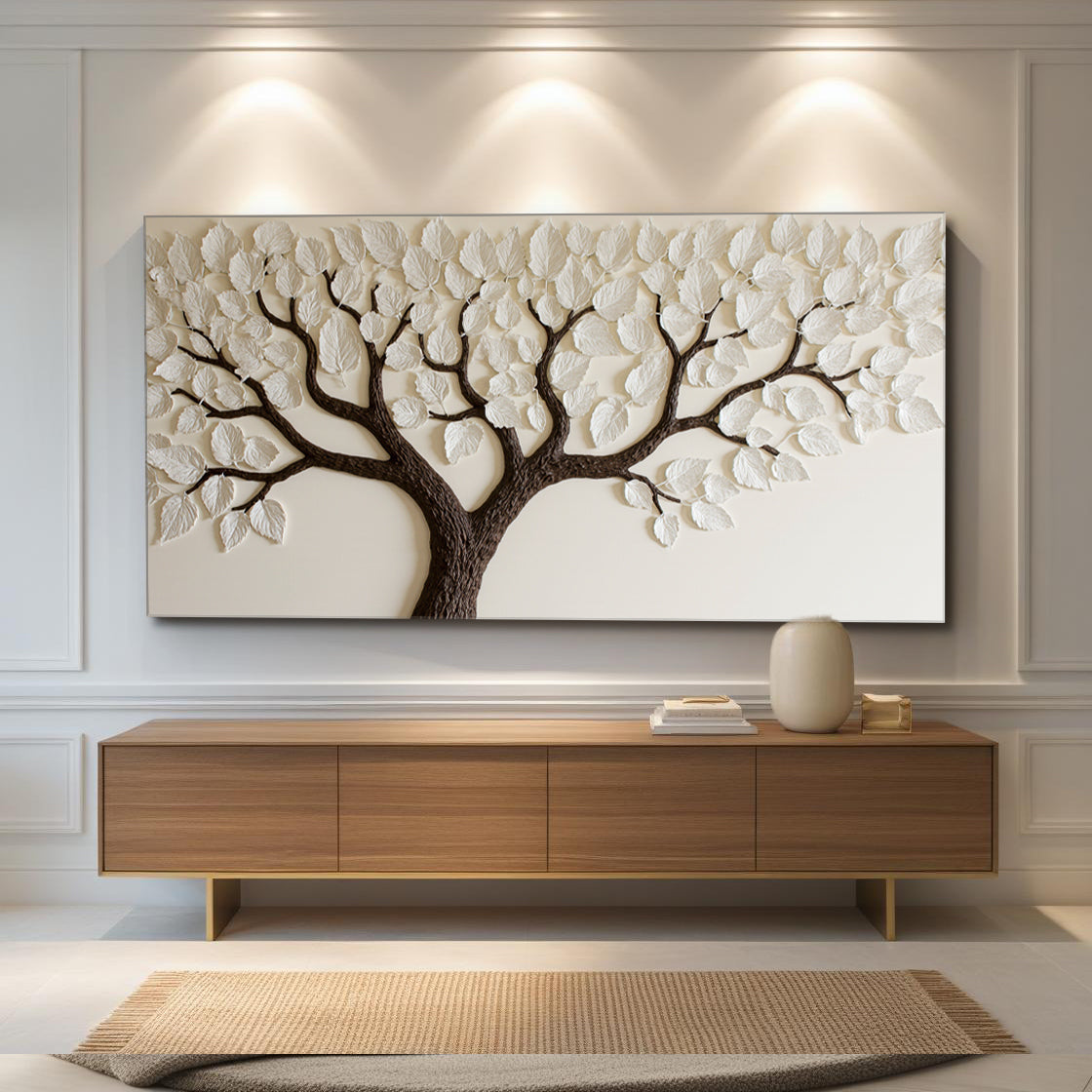 Ivory Canopy Tree Wall Art