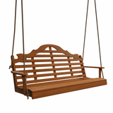 Keystone Amish Co. 5 Foot Milan Red Cedar Porch Swing without Cupholders