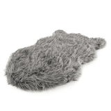 PupRug by Paw.com® Faux Fur Orthopedic Dog Bed - Curve Charcoal Grey