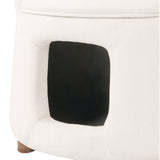 Pet Friendly Chair with Convertible Stool