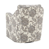 Floral Rotating Arm Chair