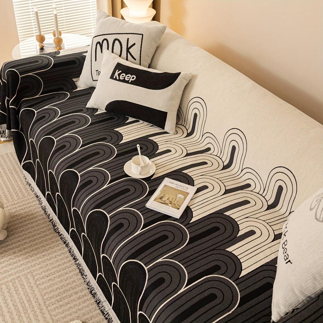 Boho Chic Pet Sofa Cover: Stylish & Pet-Friendly Protect Furniture