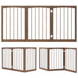 Wooden Pet Fence, Brown, 30"