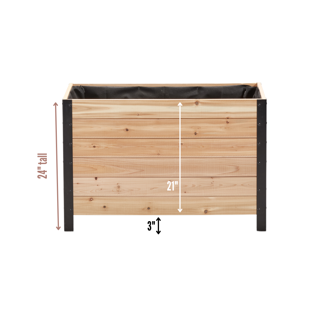 Rectangle Cedar Planter Box