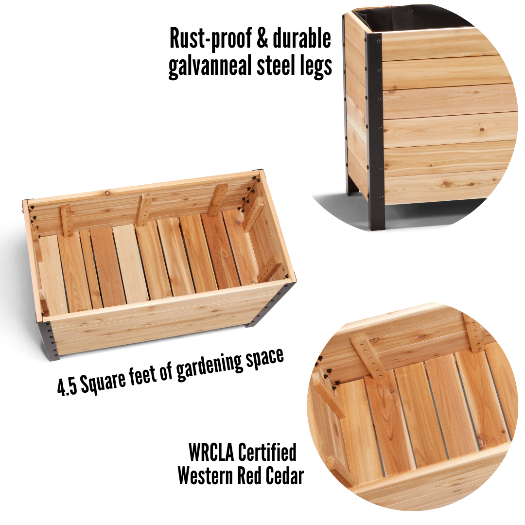 Rectangle Cedar Planter Box
