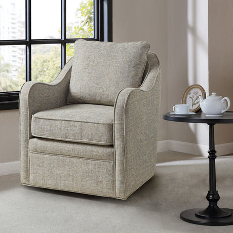 Floral Rotating Arm Chair