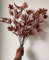 Artificial Autumn Maple Leaf Stems