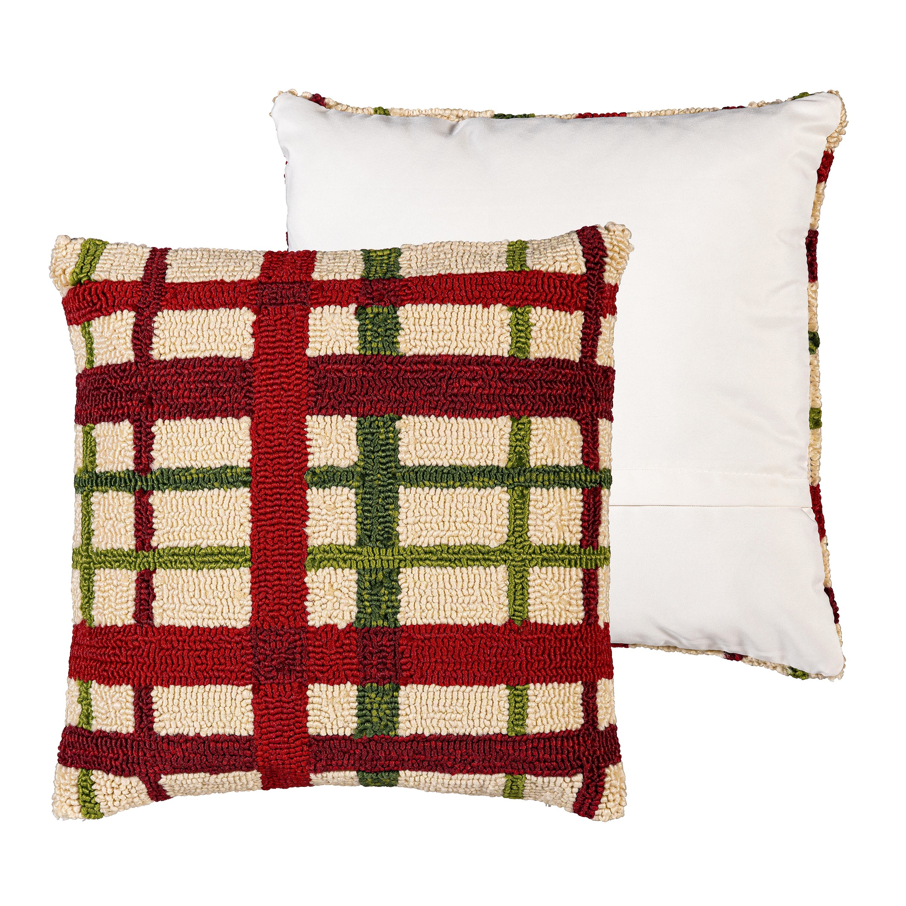 Plow & Hearth Hooked Pillow - Thumbnail 4