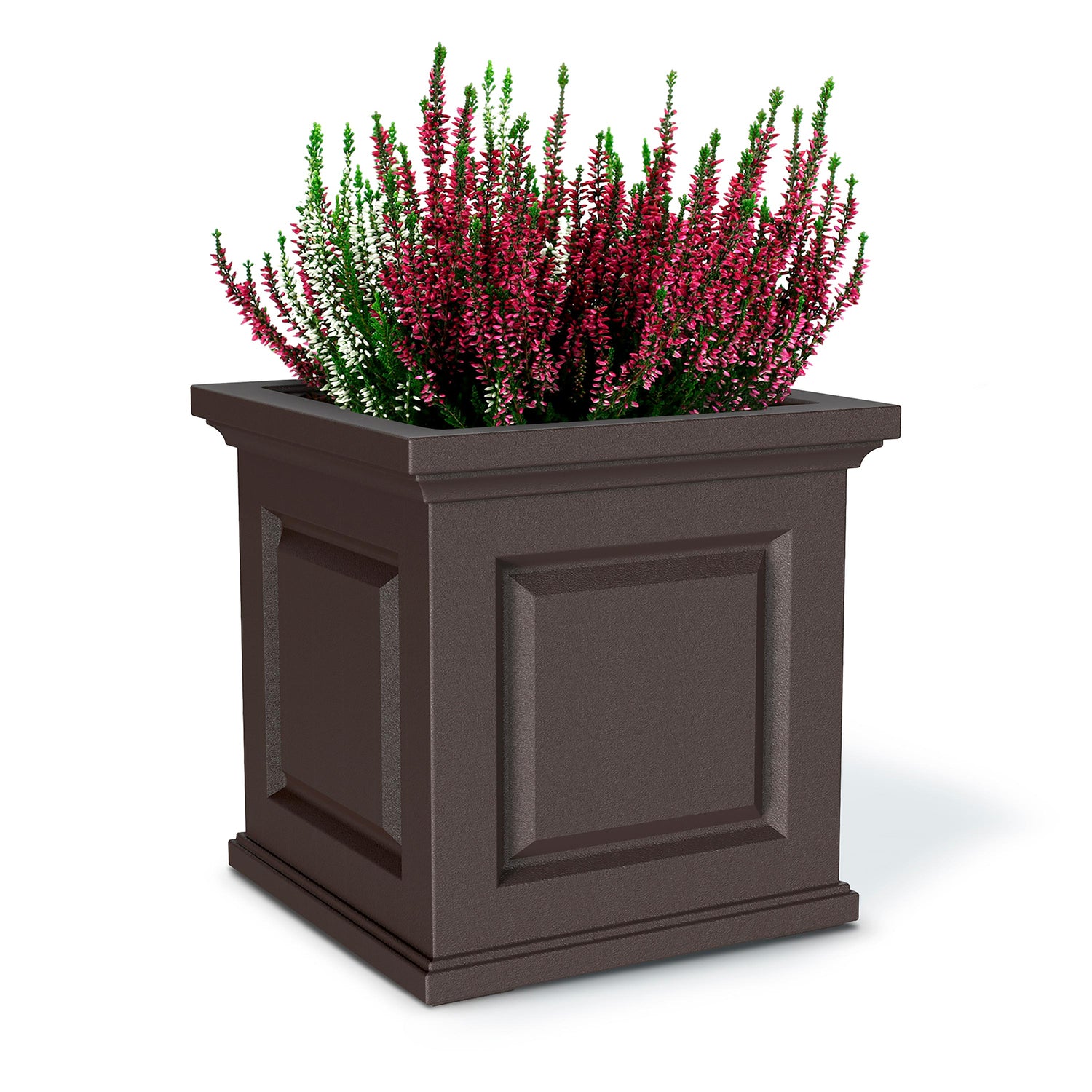 rectangle self watering planter Mayne Nantucket 20 in. Square Planter