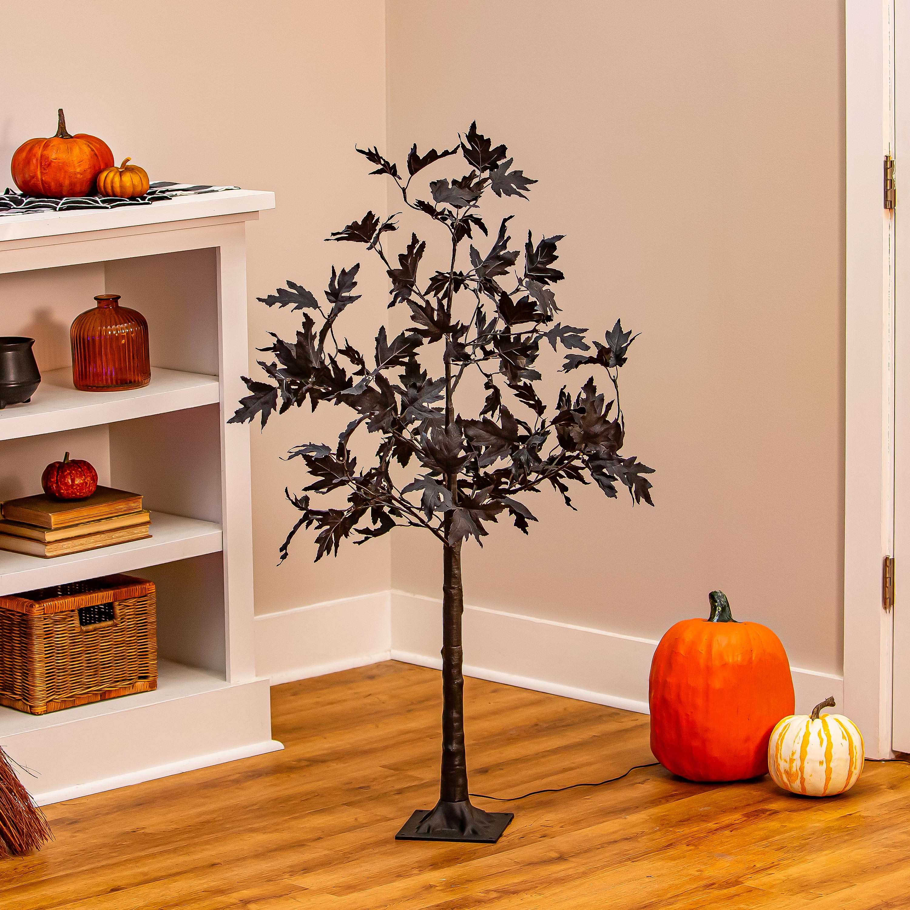 Halloween Maple Indoor/Outdoor LED Color Changing Tree, 43