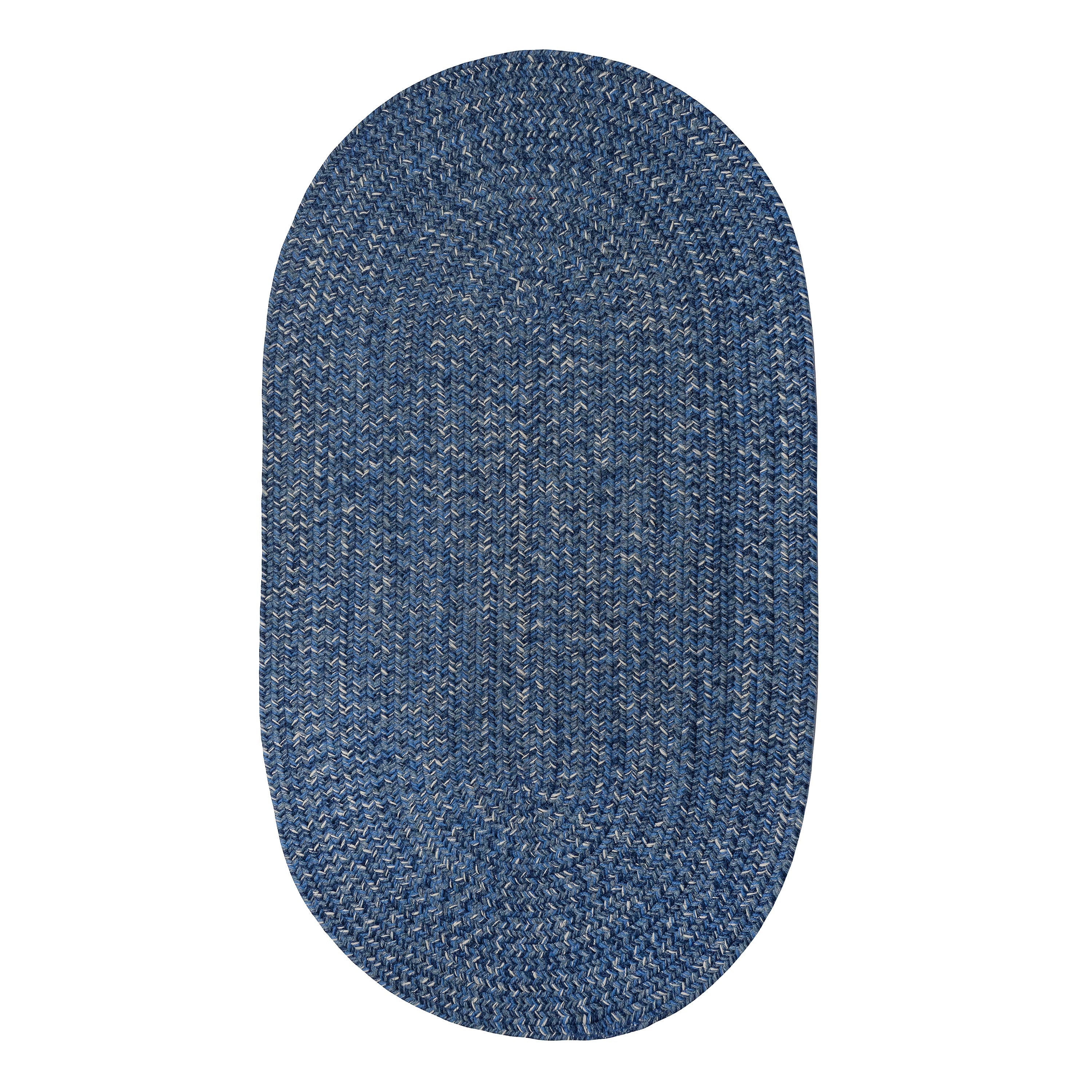 Indoor/Outdoor Oval Pine Creek Braided Polypropylene Rug, 2'7