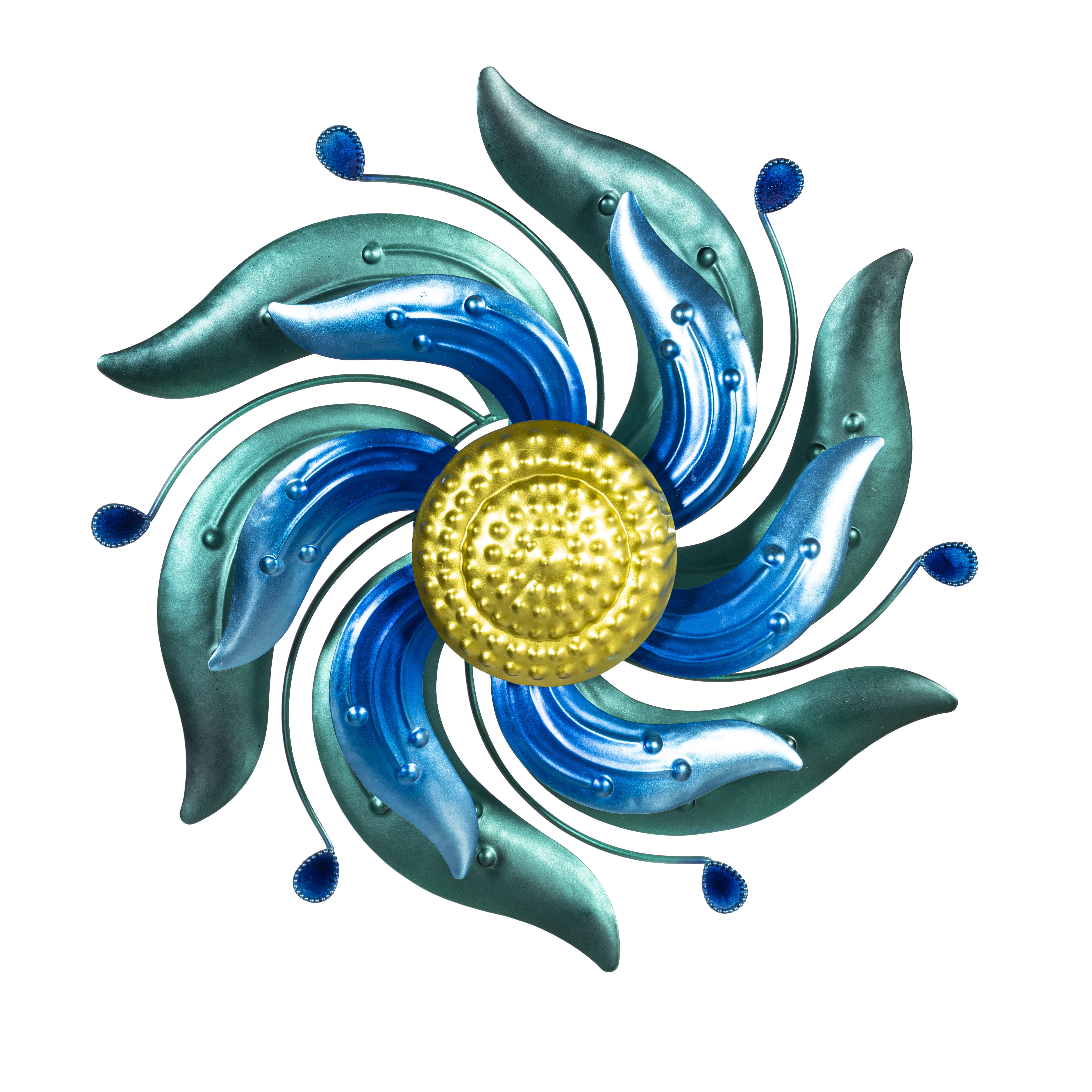 Celestial Swirl Blue Wall Spinner 13
