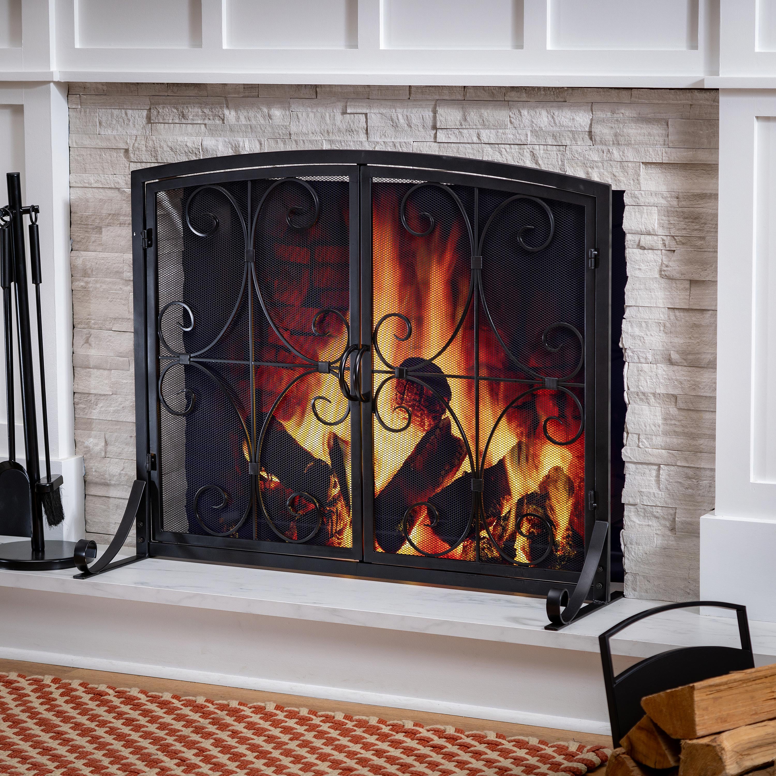 Fireplace screen for popular sale brand new