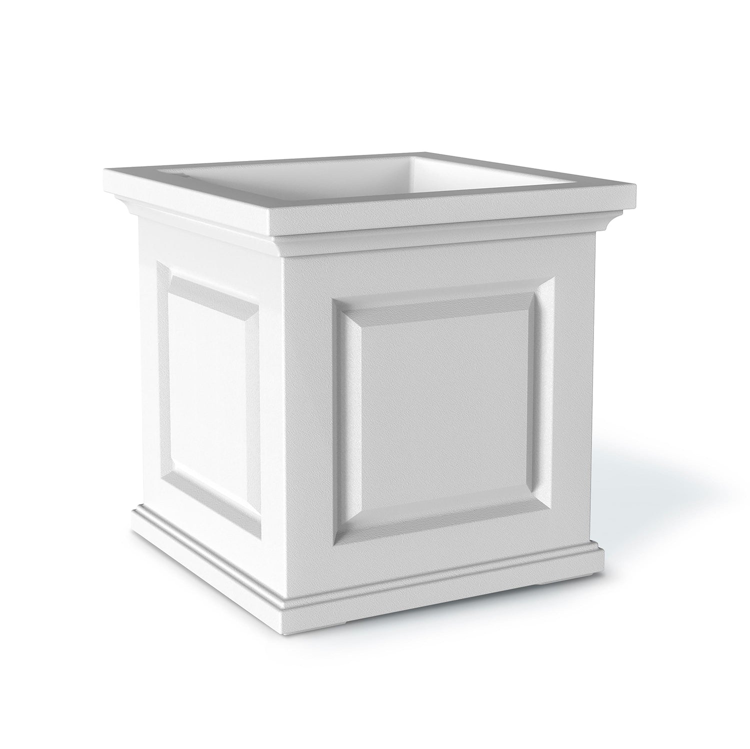 plastic planter 20 inch Mayne Nantucket 20 in. Square Planter