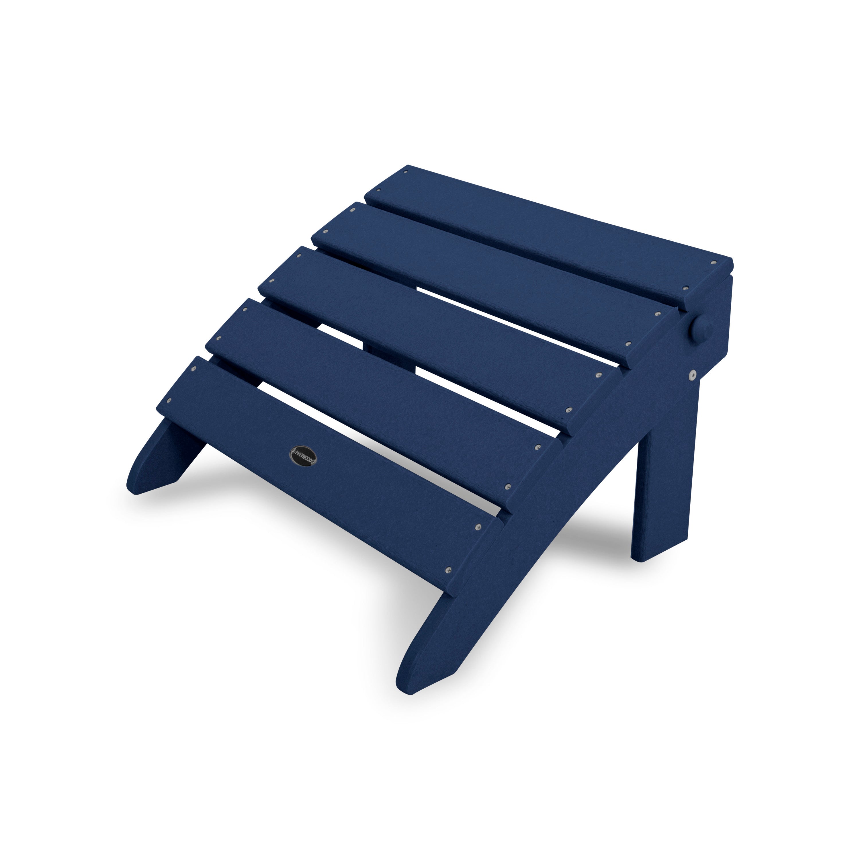 POLYWOOD® Classic Oversized Adirondack Folding Ottoman – Plow & Hearth