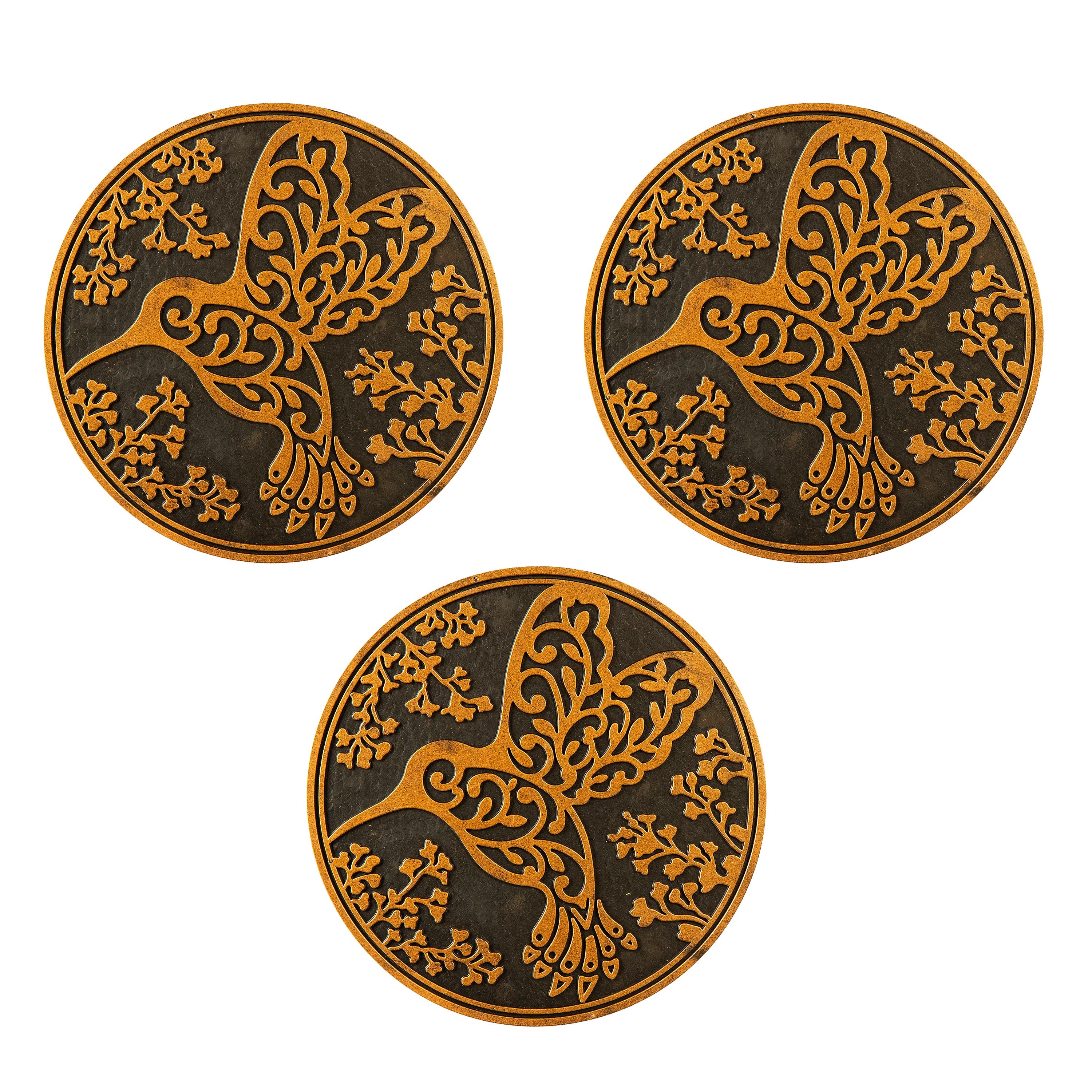 Recycled Rubber Stepping Stones, Set of 3 – Plow & Hearth