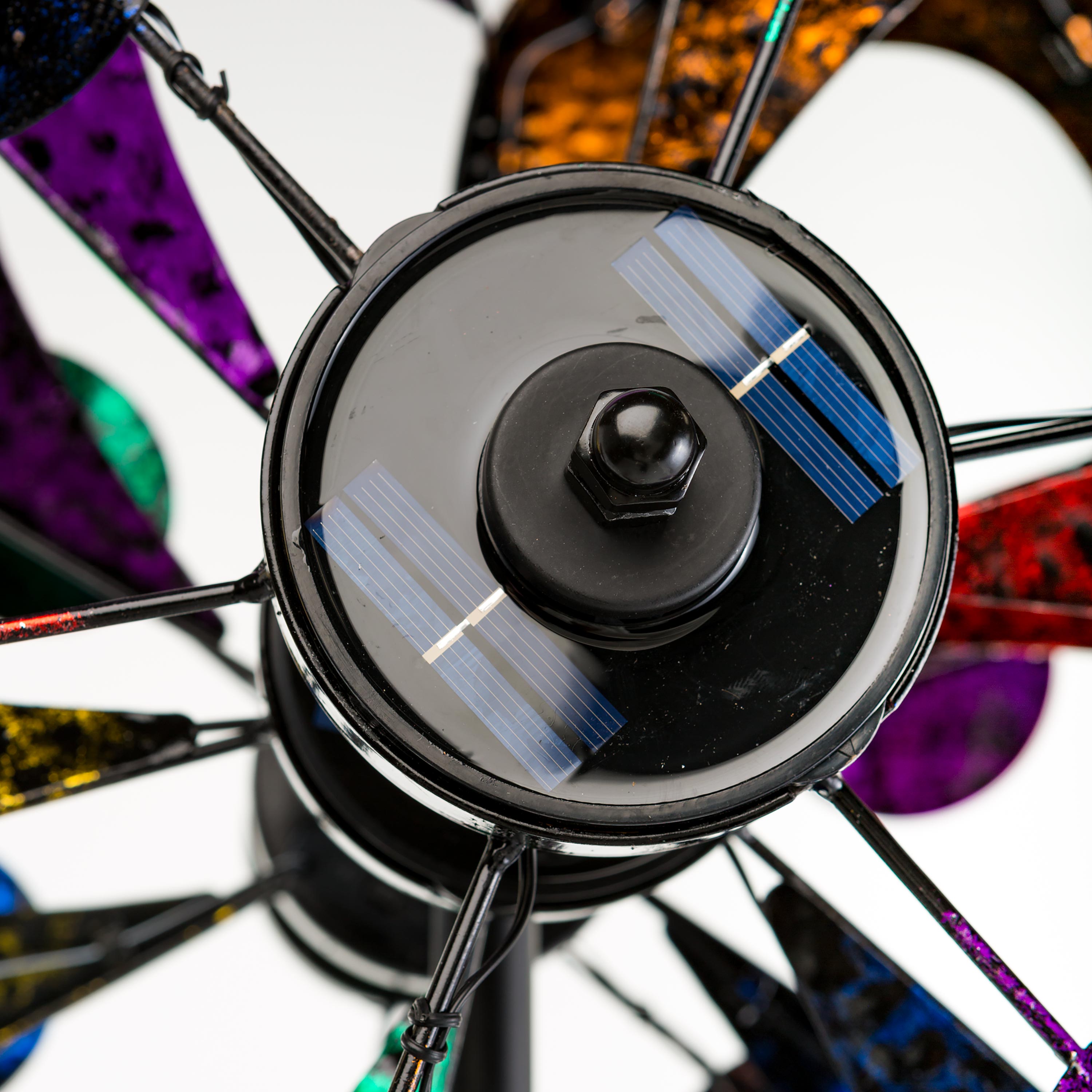 7珠セット✨高品質✨ガーネット イン ヌーマイト✨スフィア✨花火✨超レア‼️ Gala 4-Blade Solar Wind Spinner | Plow & Hearth