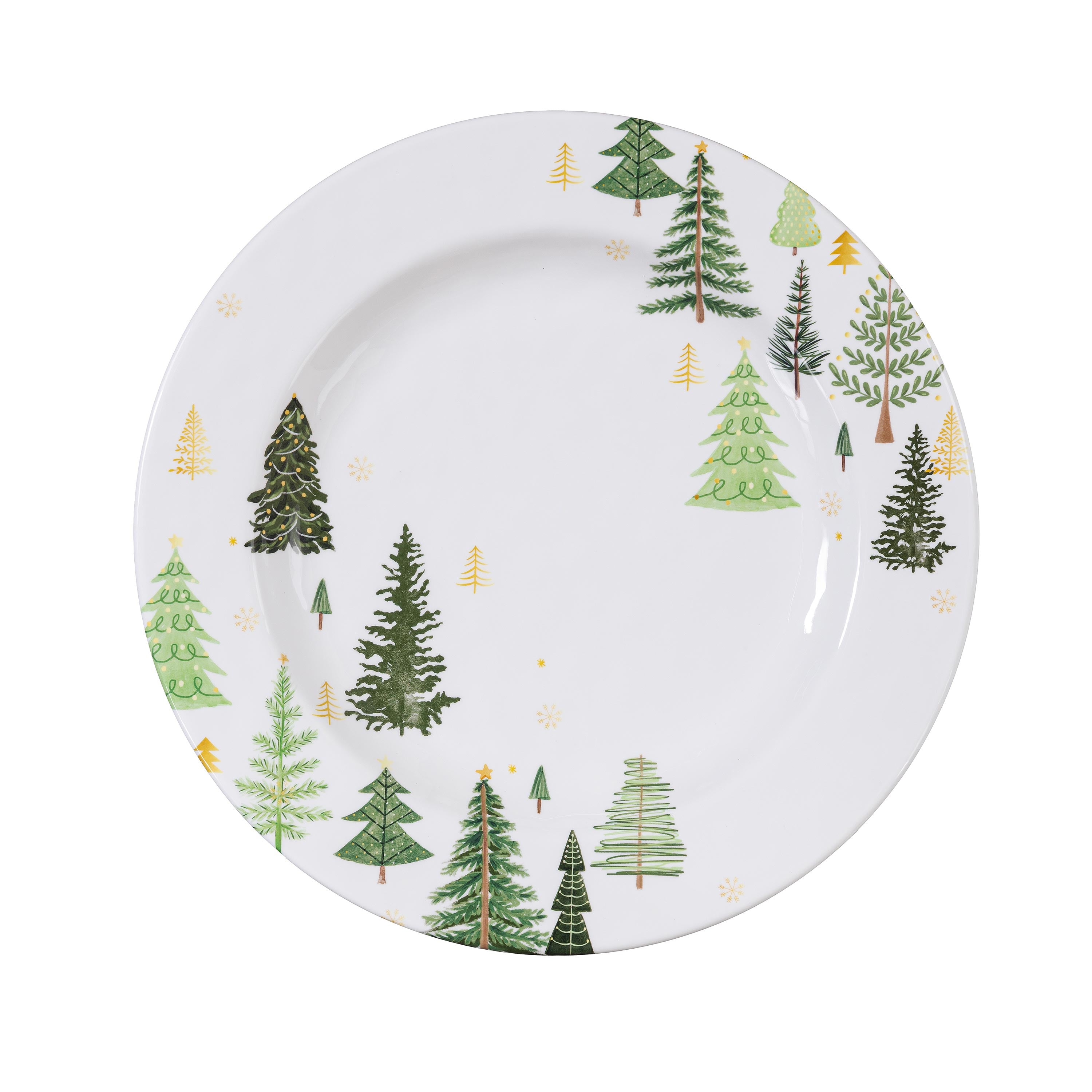 Shades of Green Holiday Melamine 11
