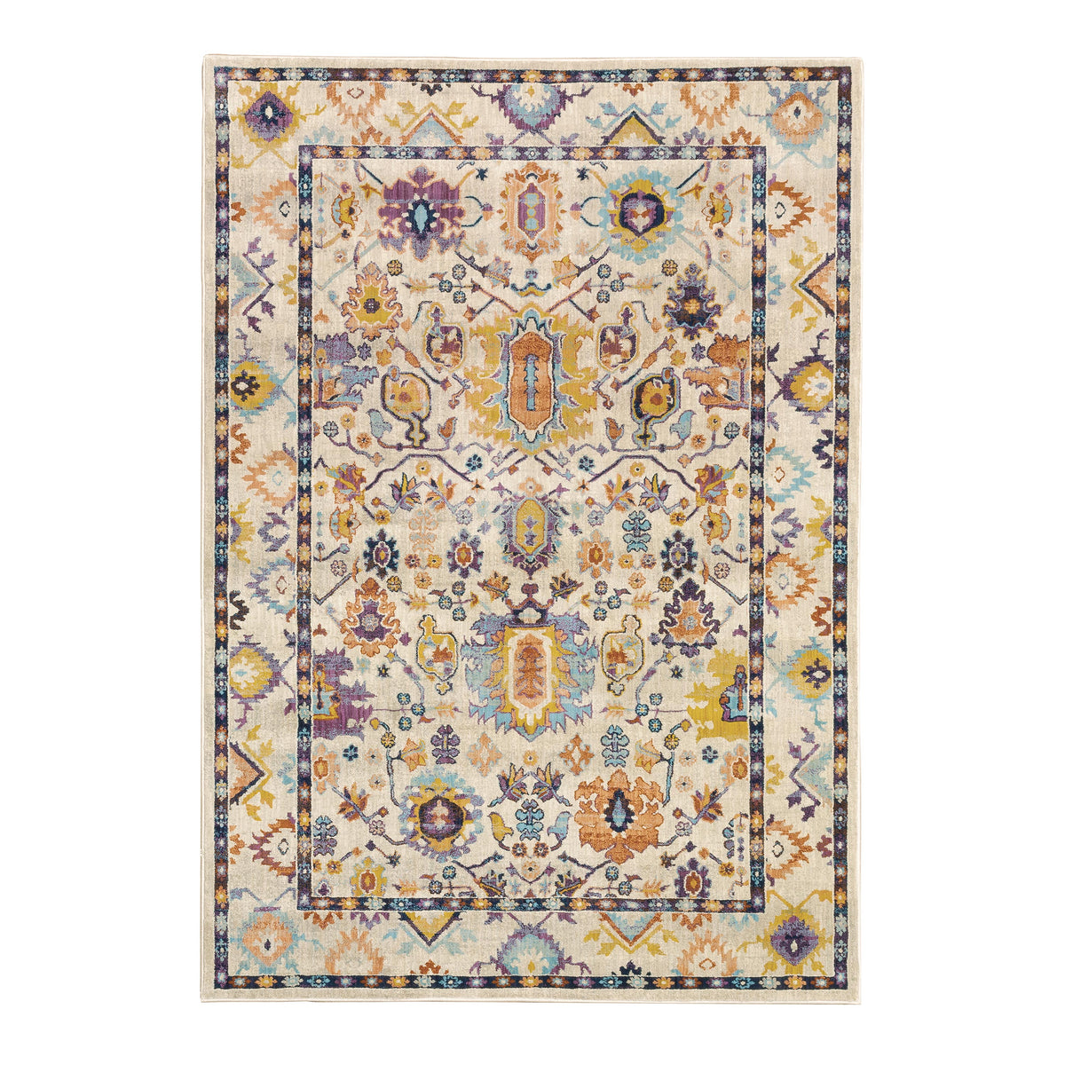 Silver City Tapestry Indoor/Outdoor Polypropylene Rug, 5'3