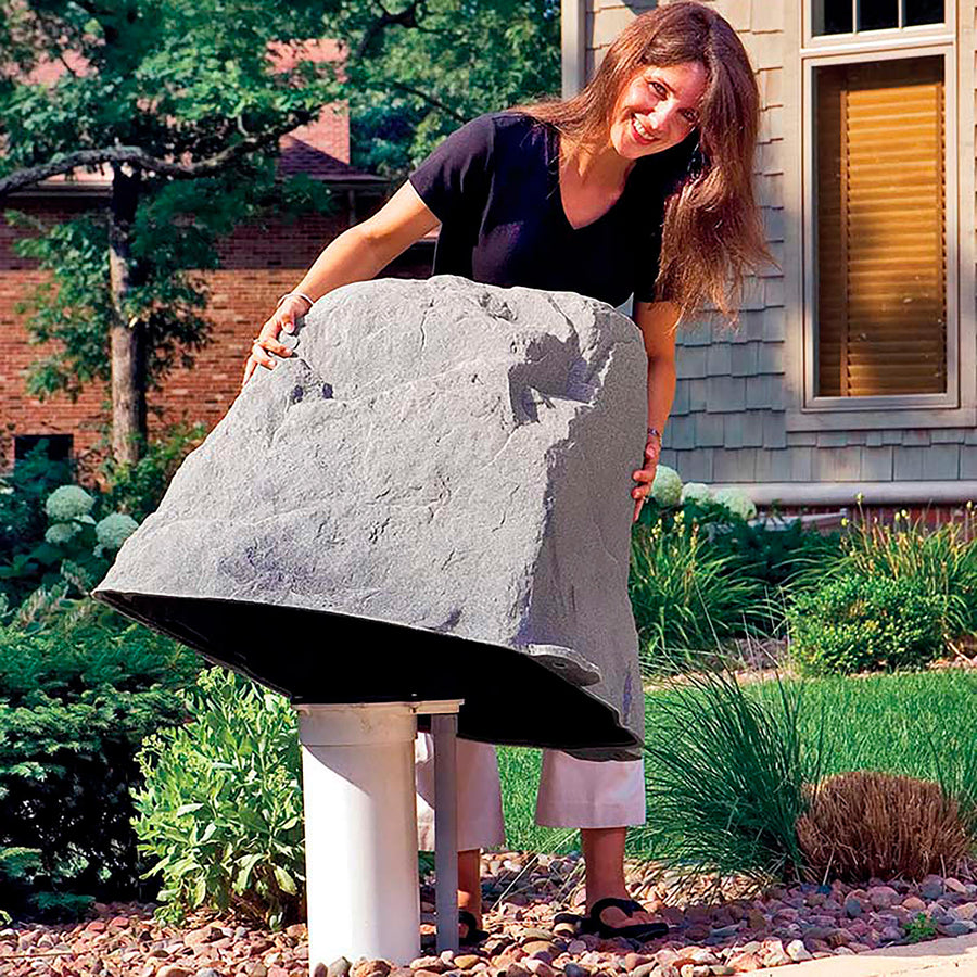 USA-Made Large Mock Rock | Maintenance Free | Plow & Hearth
