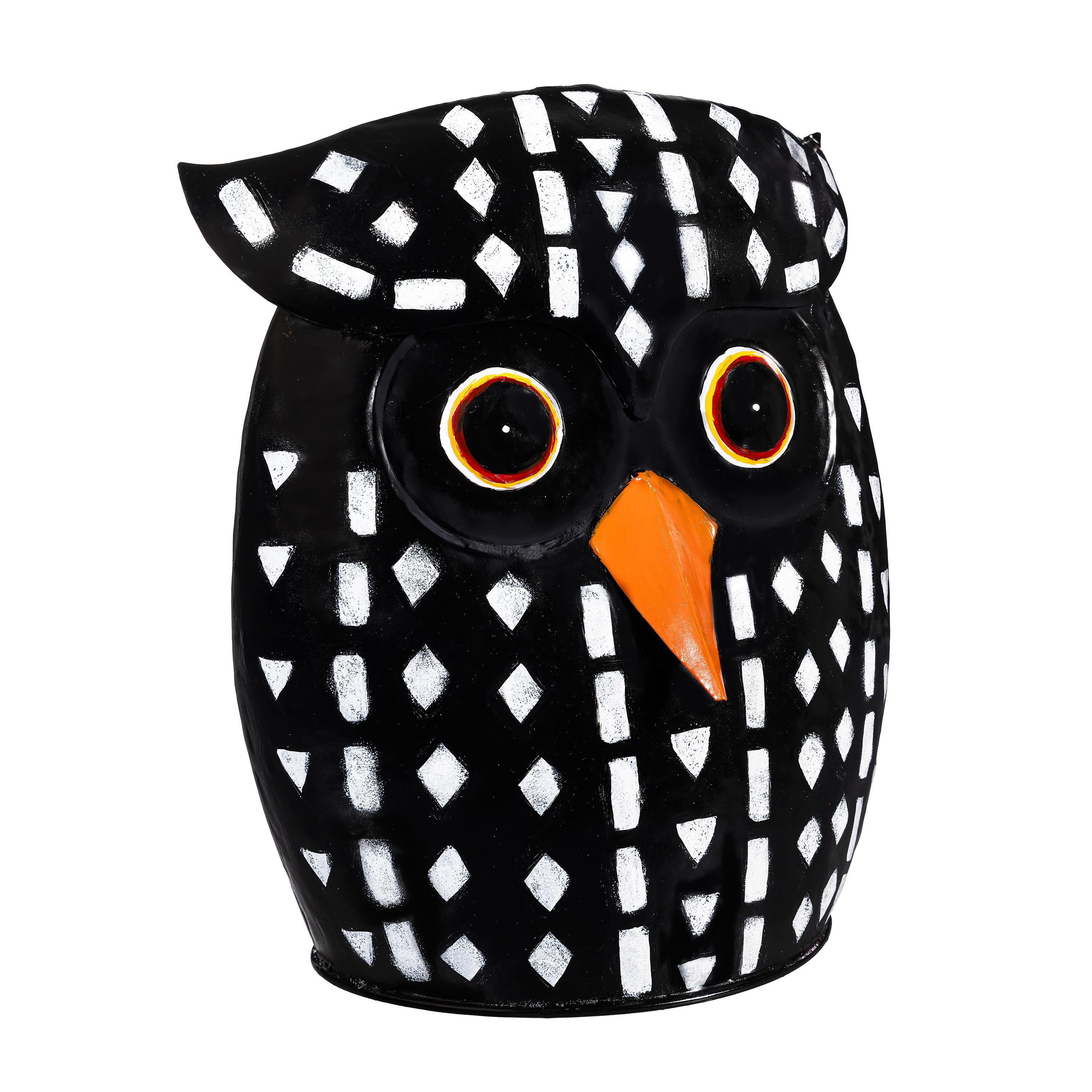 Harvest Dotted Owl Garden Statue Set – Plow & Hearth