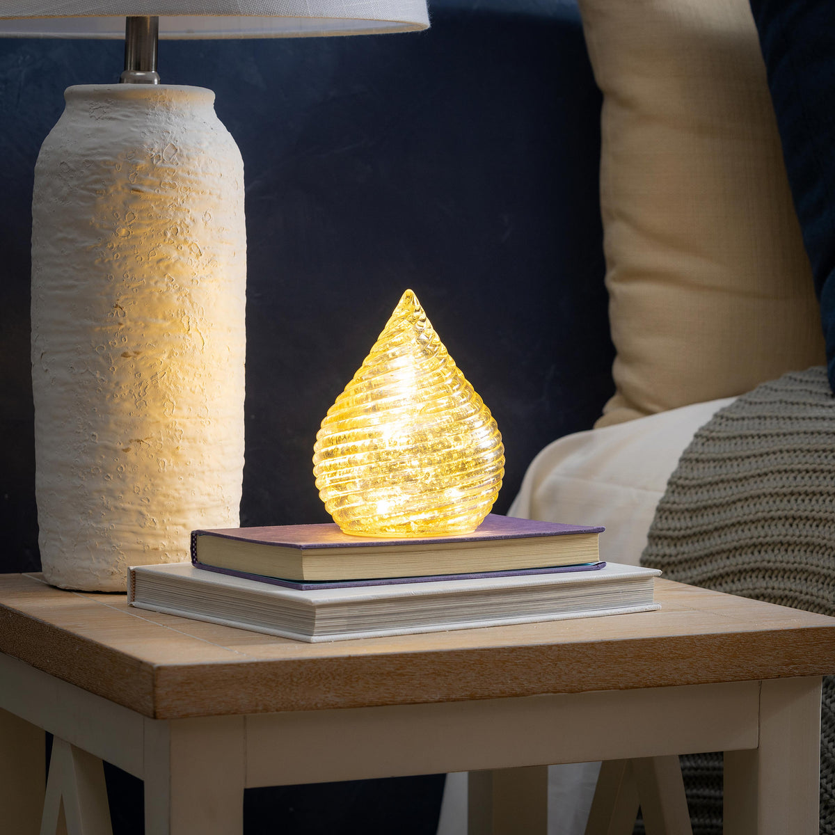 Season to Sparkle LED Table Decor Tear Drop Glass, 6