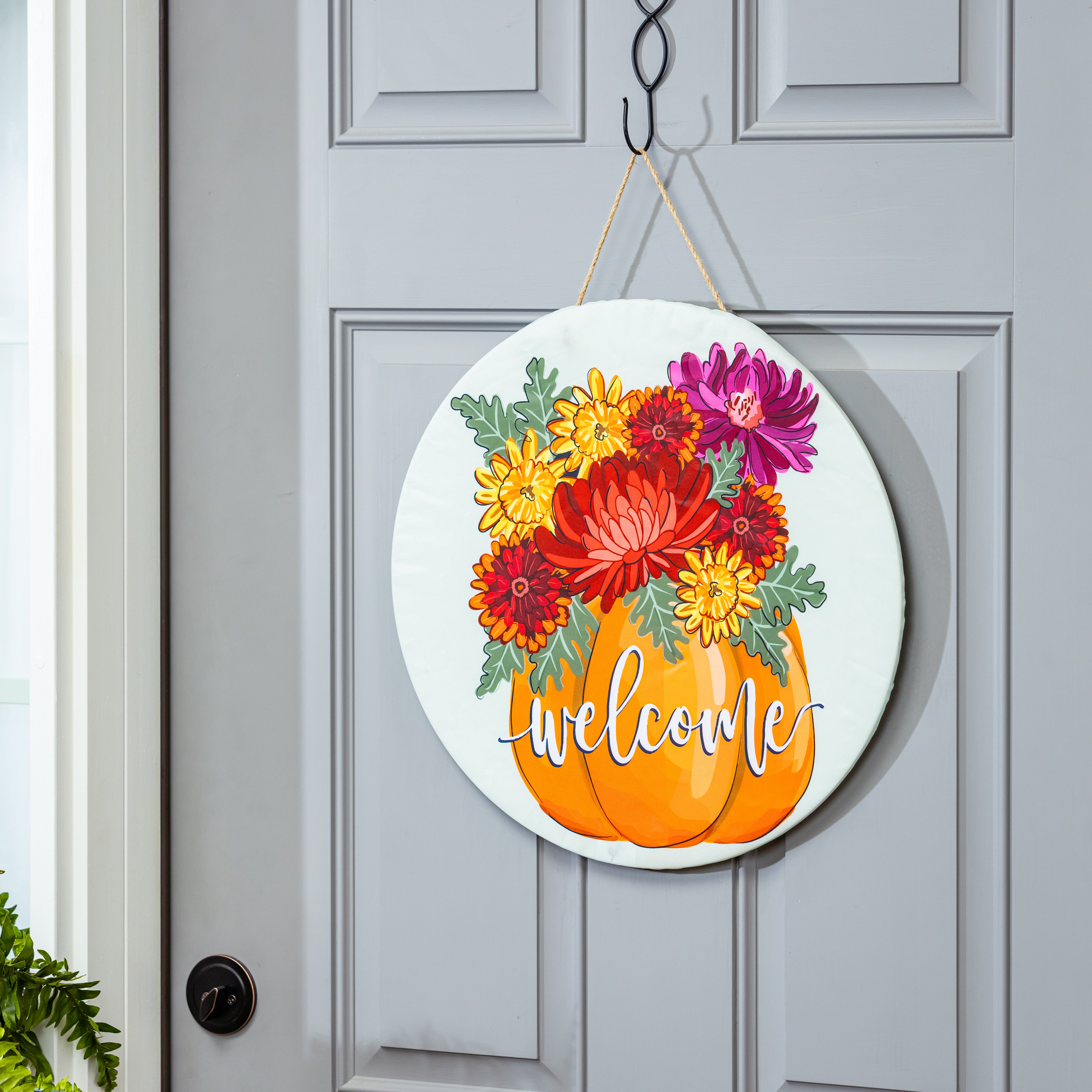 Vibrant Blooms and Holiday Cheer, 4-Season Interchangeable Door