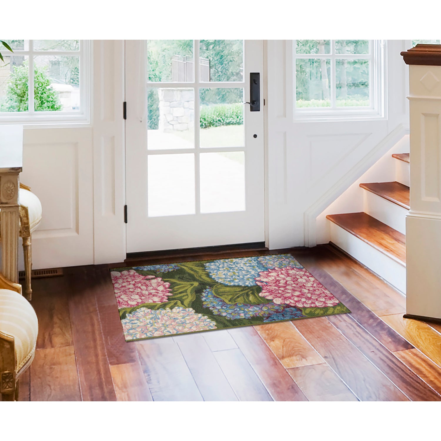 Hydrangeas Indoor/Outdoor Rug – Plow & Hearth