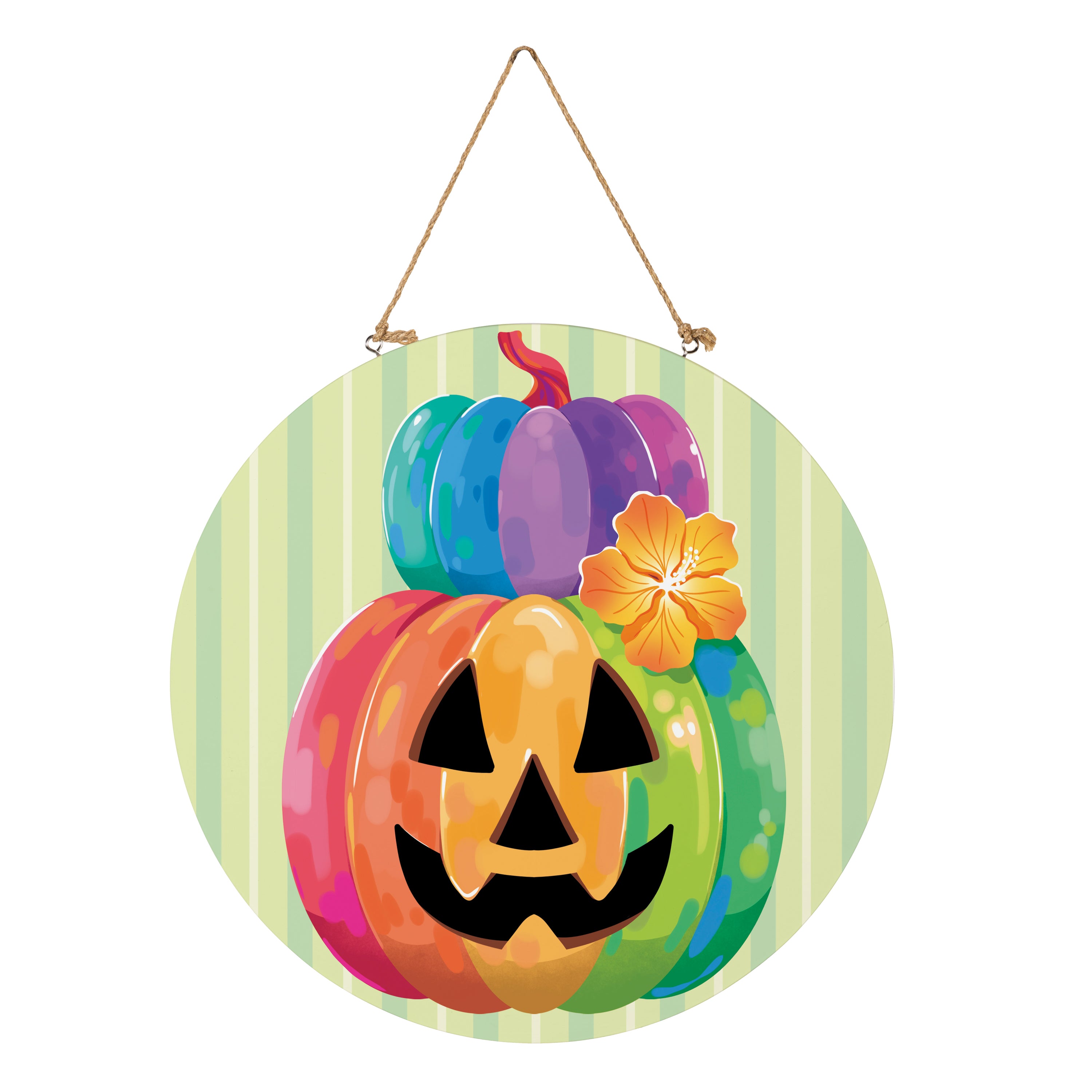 ハロウィン Jack-o'-lantern Abalone DA-11CW Freestanding Jack-O-Lantern Pumpkin Patch