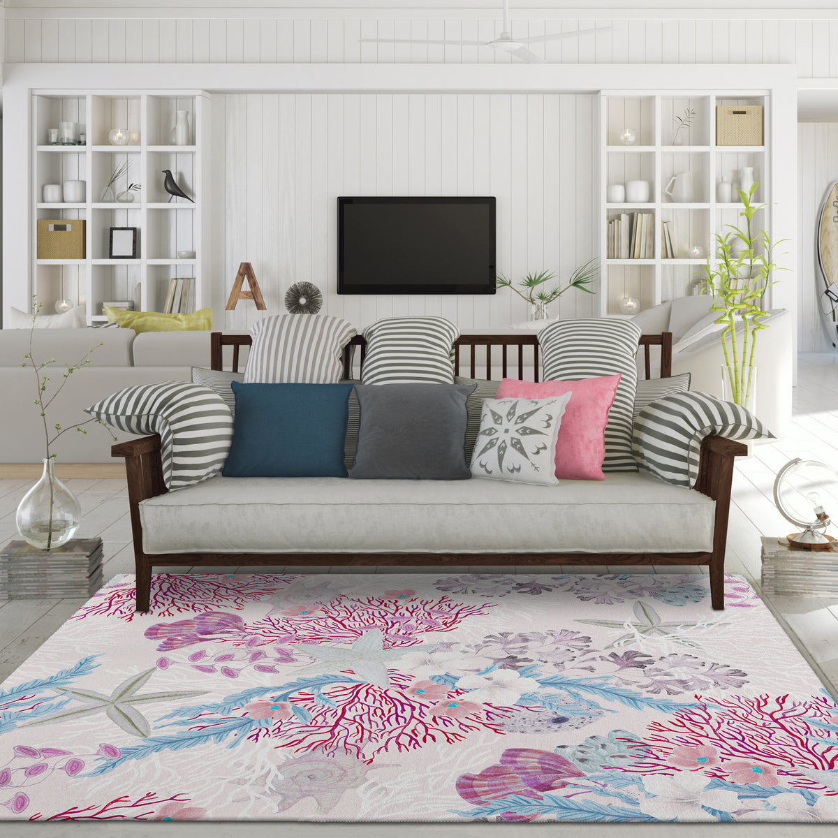 Seabreeze Reef Polyester Area Rug – Plow & Hearth