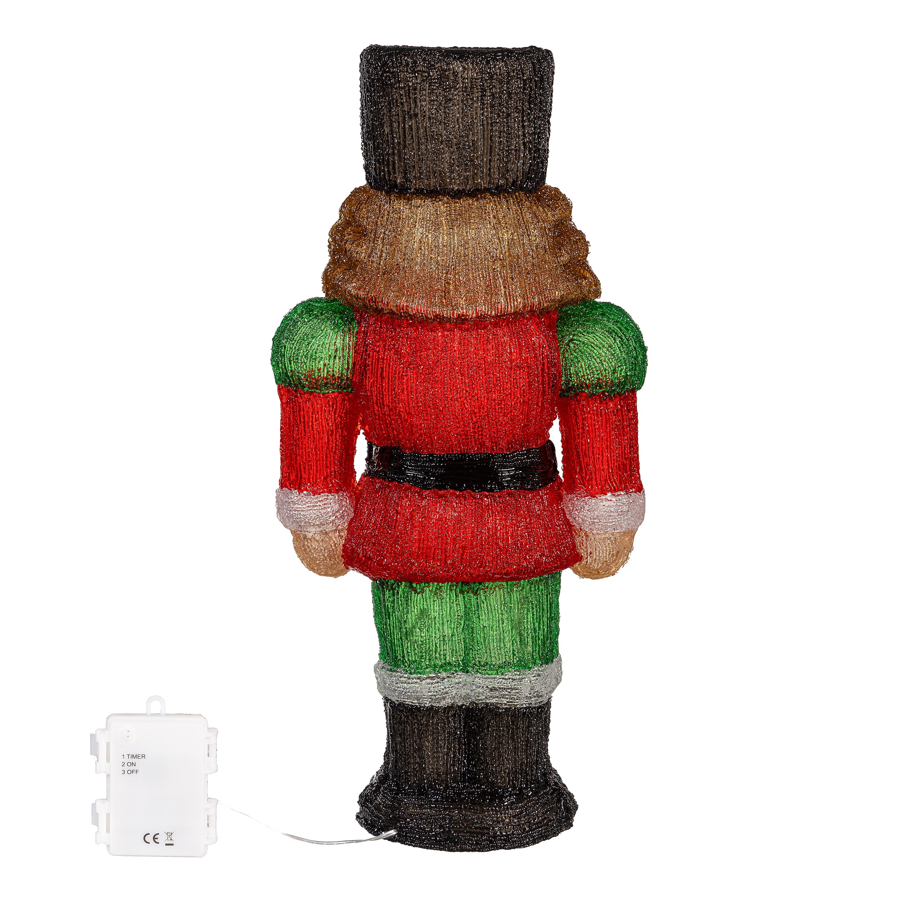 Nutcracker LED Acrylic Statue, 16