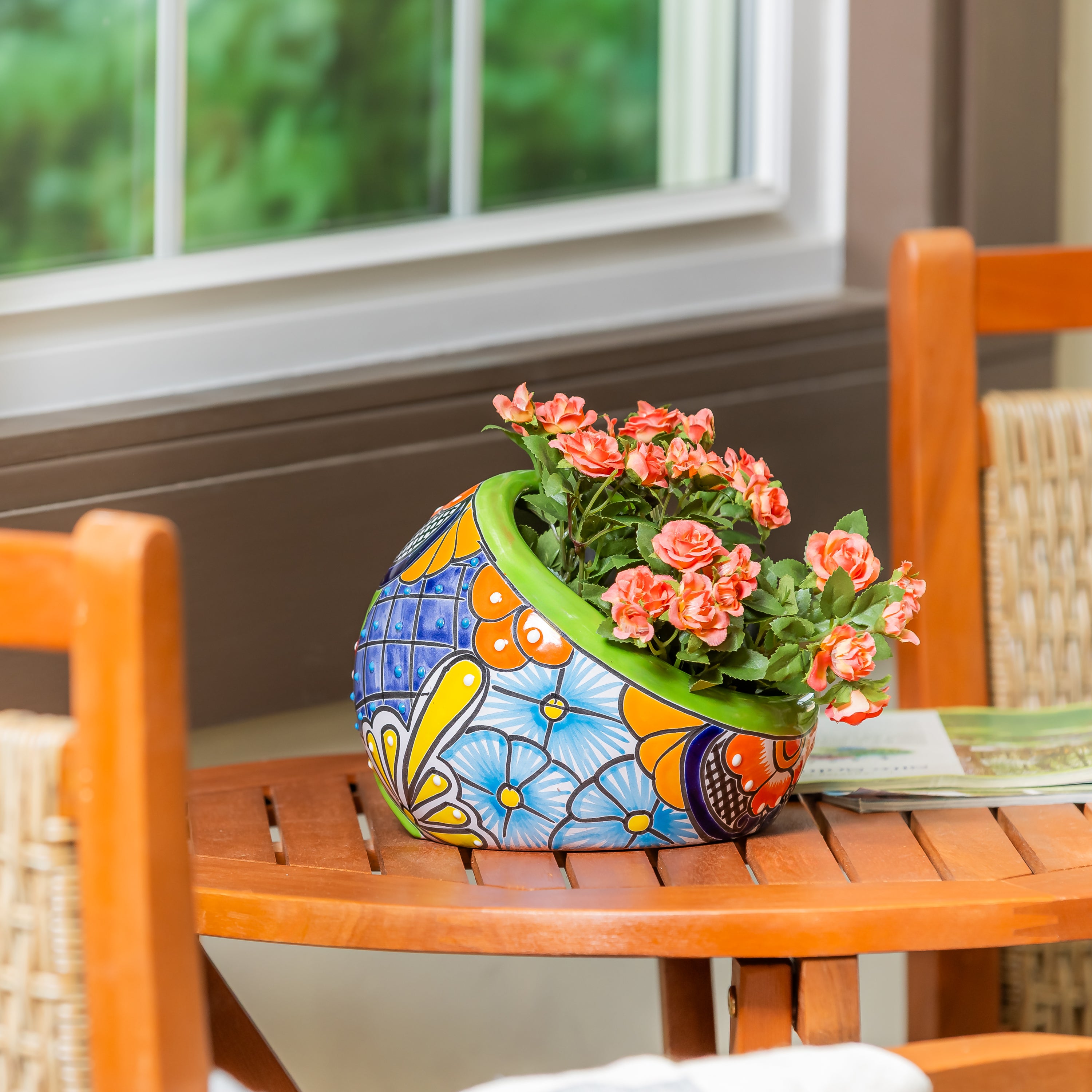 Set of 2 Tilted Baul Planters – Plow & Hearth