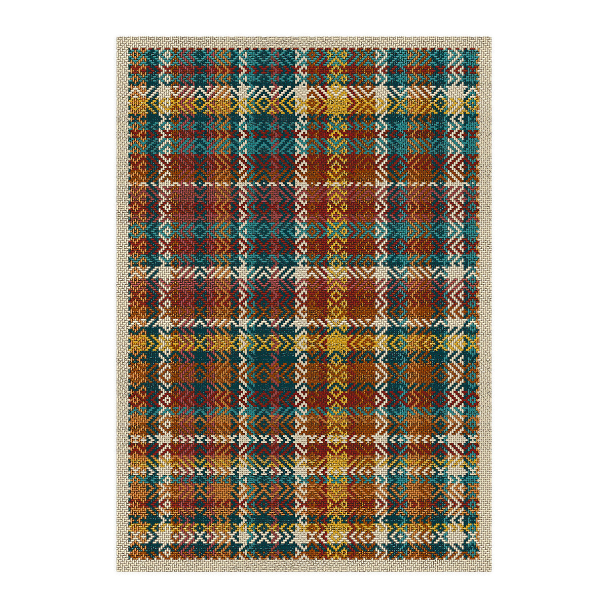 Windowpane EnduraStran Rug, 3' x 4' – Plow & Hearth